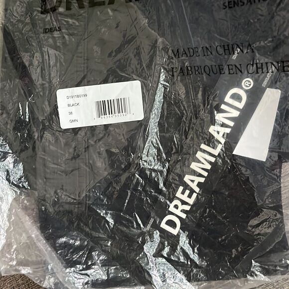 New Dreamland Snow Tech Utility Jeans Size Men’s 36W 34L Black Streetwear - Picture 8 of 8